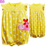 Body amarelo joaninha Carters