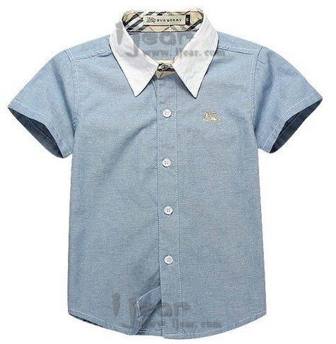 Camisa jeans gola branca